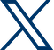 X (formerly Twitter) logo icon in blue.