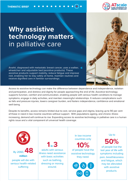 Why assistive technology matters for palliative care