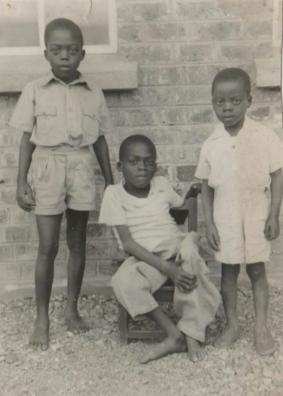 Mussa Chiwaula, age 10, growing up in Malawi with his brothers.
