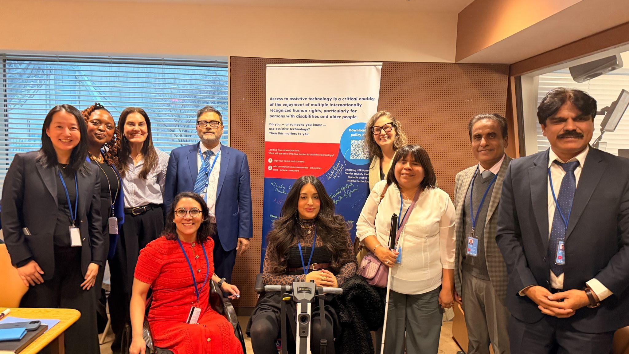 A group photo with some of the speakers