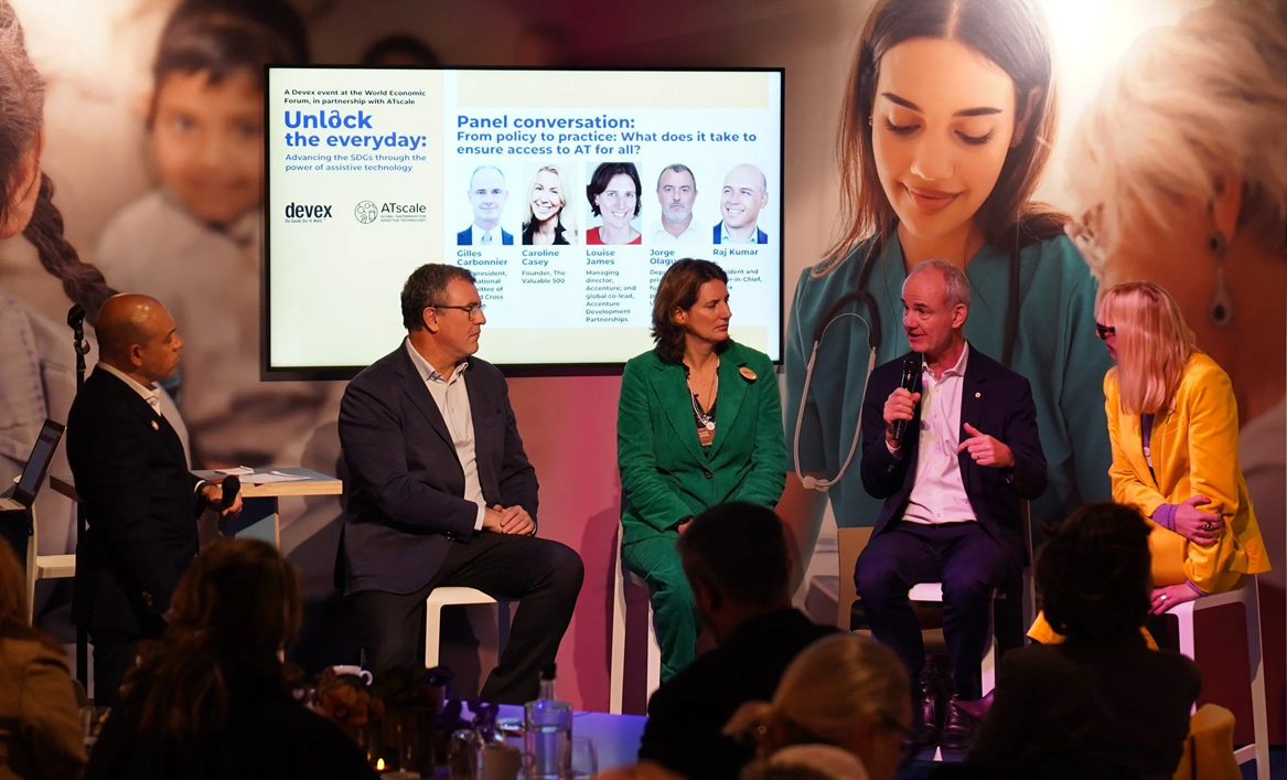 Panellists engage in a discussion at the Unlock The Everyday launch event