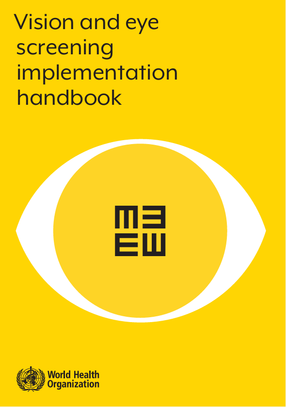 Handbook on vision screening and end-to-end provision of eyeglasses