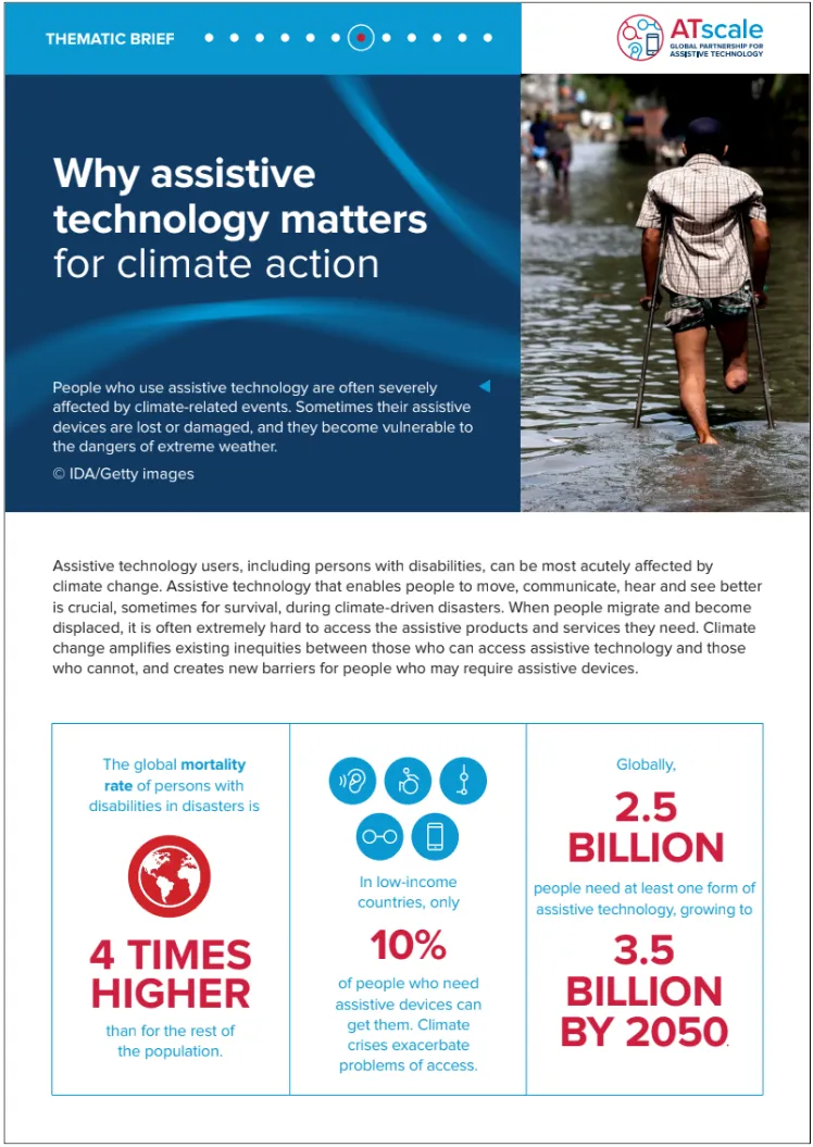 Why assistive technology matters for climate action