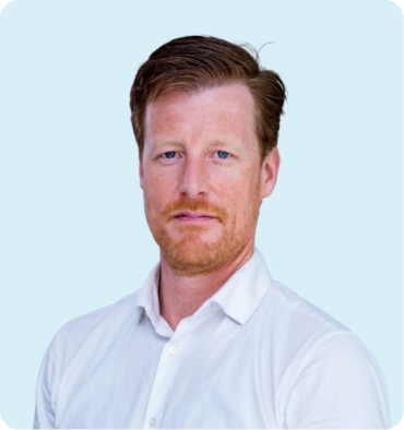 Portrait of board member, Kristoffer Gandrup