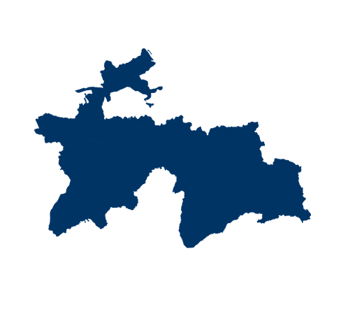 Map of Tajikistan