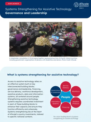 Systems strengthening for assistive technology: governance and leadership